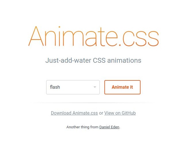 animate css, animated css