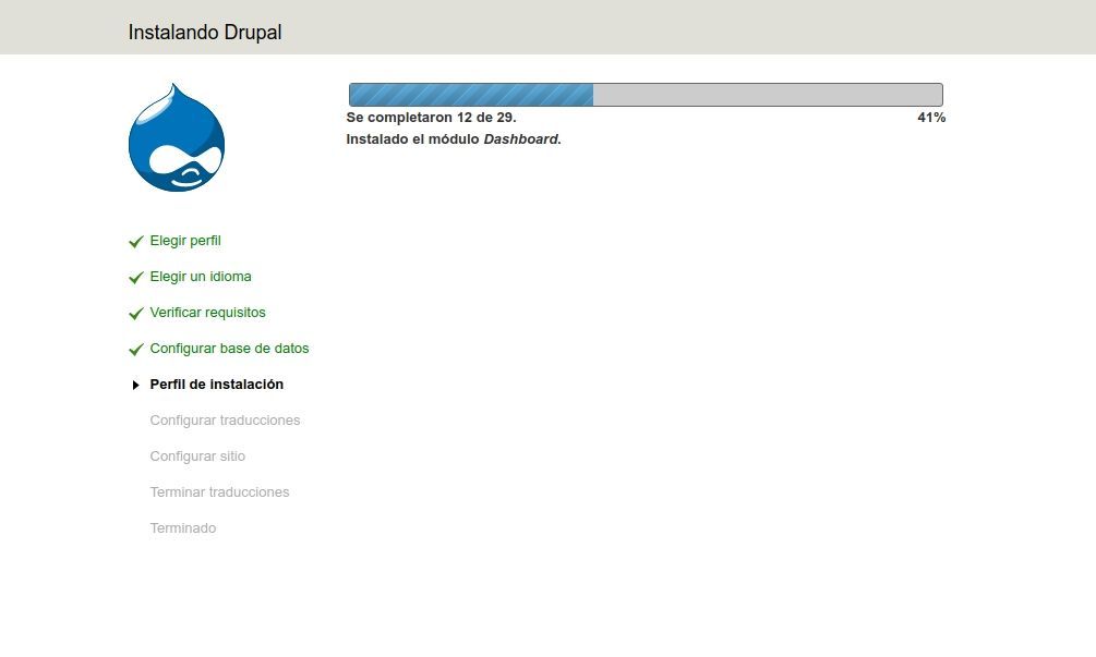 drupal 7 install