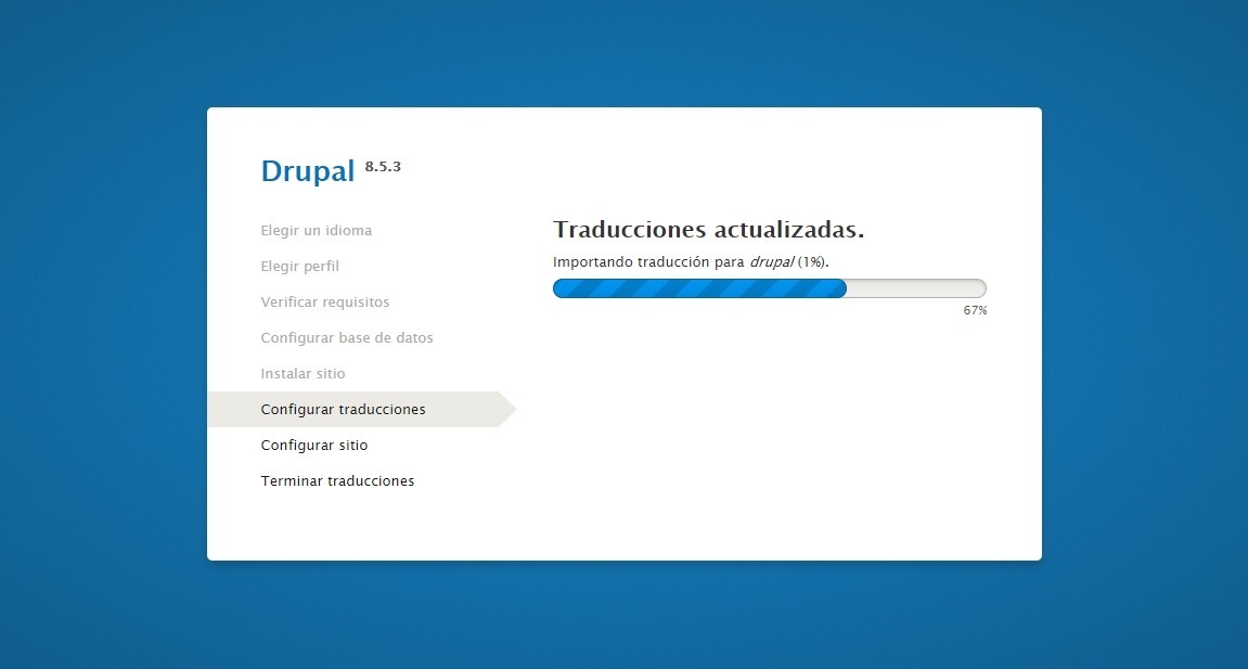 traducciones de drupal 8