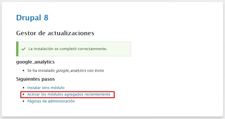 google analytics drupal 8