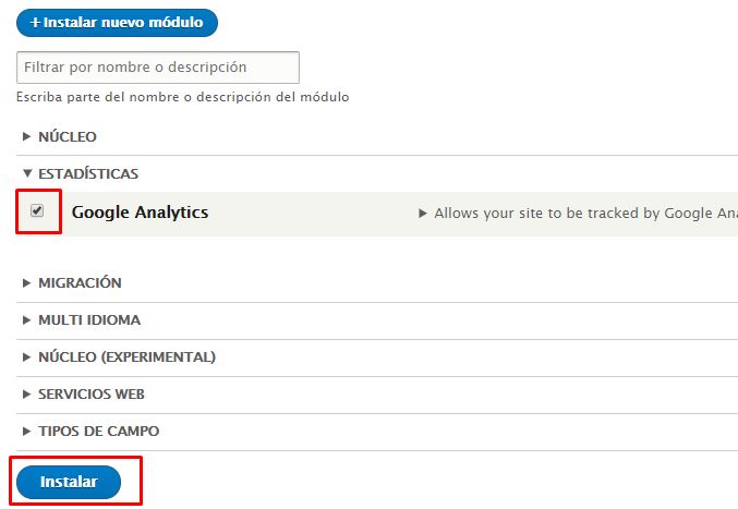 drupal google analytics module