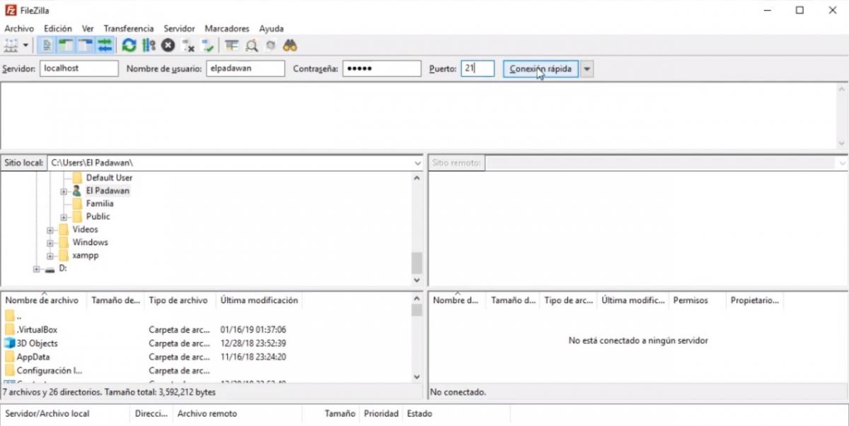 subir imagenes por FTP