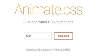 animate css, animated css