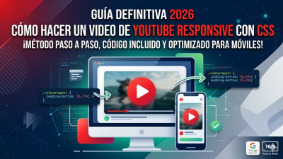 responsive youtube video css