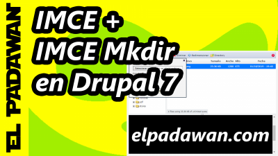 Drupal 7 IMCE Mkdir