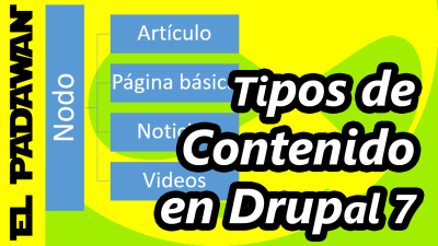 Tipos de contenido Drupal 7